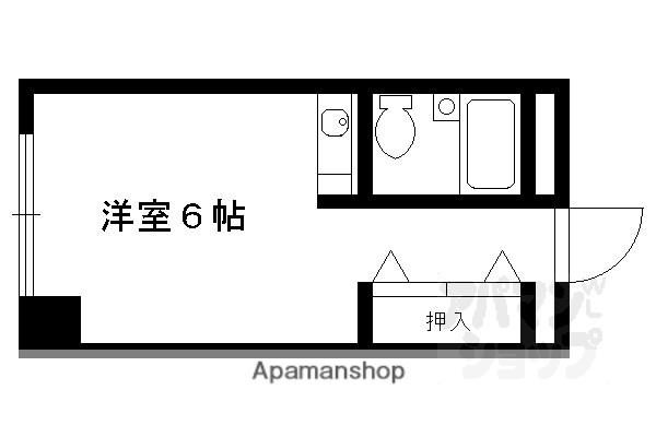 文華堂マンション(1K/3階)の間取り写真