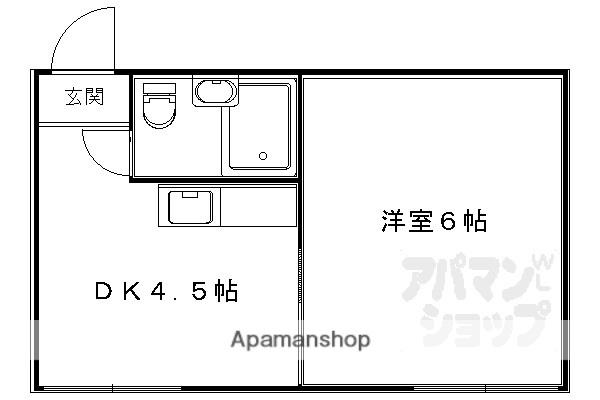 メゾンワイズ(1DK/3階)の間取り写真