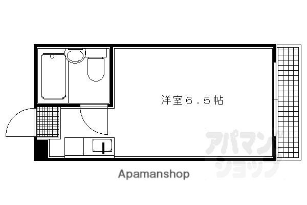 なかハウス(ワンルーム/3階)の間取り写真