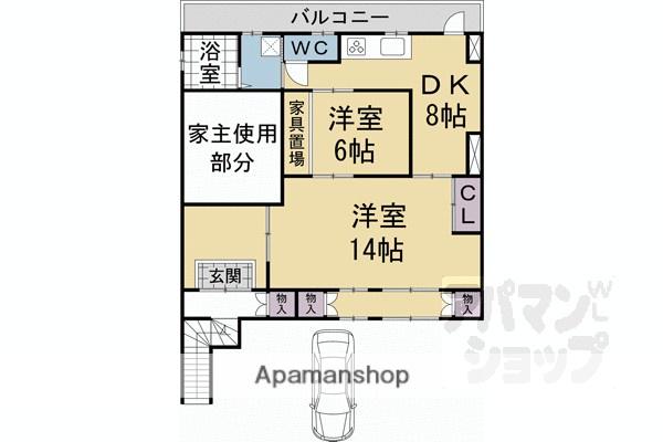 永田ビル(2DK/2階)の間取り写真