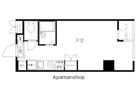 イク・アーバンハウス(ワンルーム/2階)の間取り写真