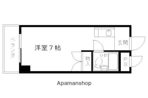 VOICEビル(1K/5階)の間取り写真