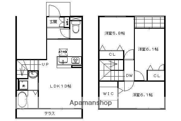 MACHIYA今宮(3LDK)の間取り写真