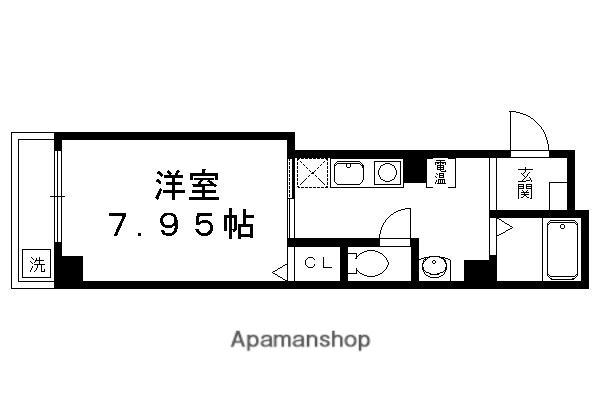 パラッゾルミエーラ(1K/3階)の間取り写真