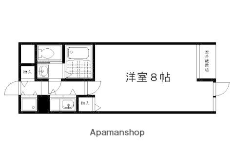 北山グランドビル(1K/6階)の間取り写真