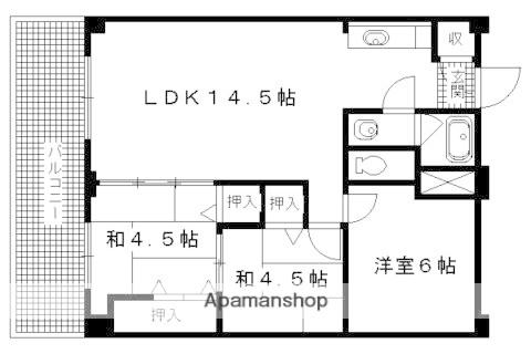 CLASKA西陣(3LDK/5階)の間取り写真