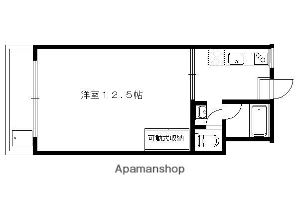 CLASKA西陣(1K/3階)の間取り写真