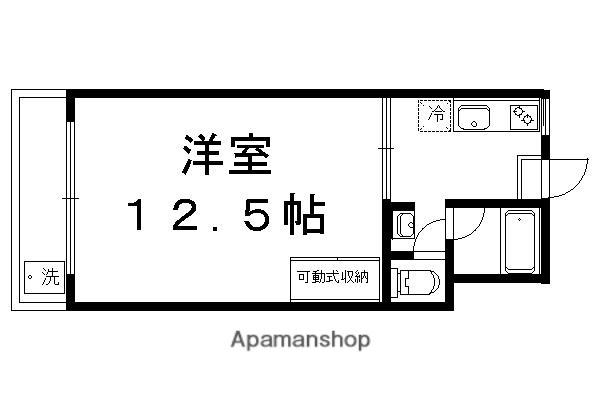 CLASKA西陣(1K/3階)の間取り写真