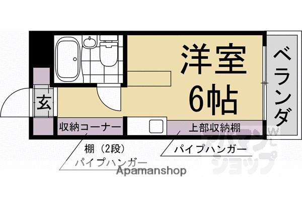 コーポJUN(1K/2階)の間取り写真