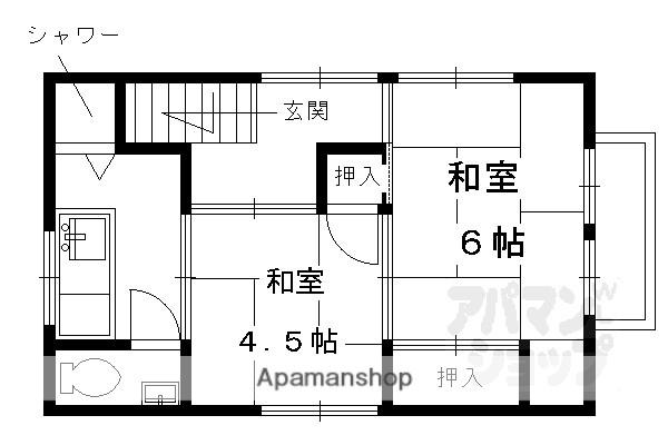 吉田アパート(2K/2階)の間取り写真