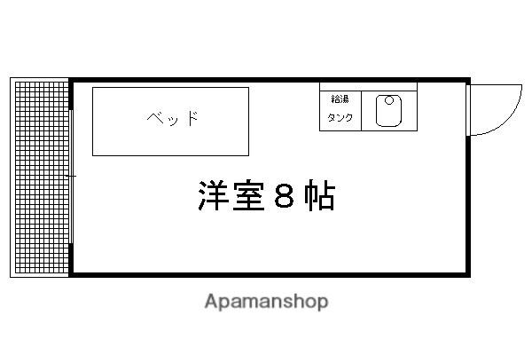 紫竹中嶋ビル(ワンルーム/2階)の間取り写真