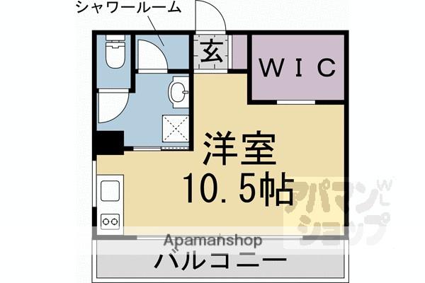 田辺ビル(ワンルーム/3階)の間取り写真