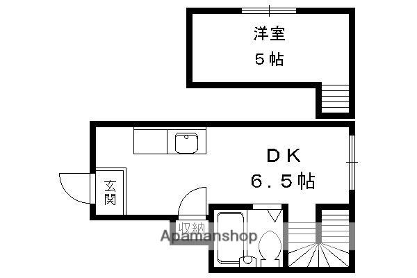 カステロレヴィーPARTII(1DK/3階)の間取り写真