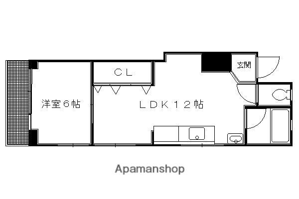 コーポ吉沢(1LDK/3階)の間取り写真