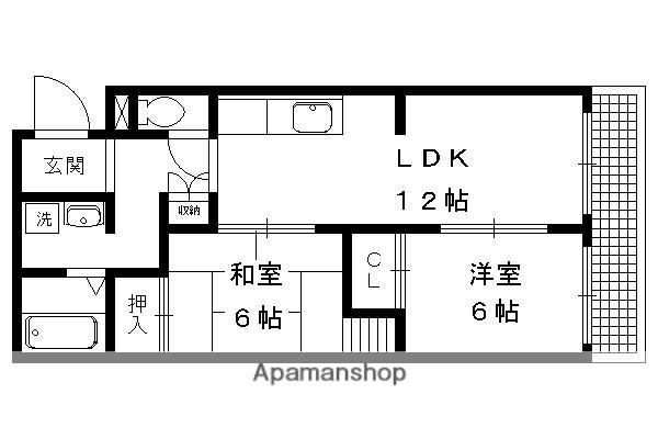 ニュー太田(2LDK/2階)の間取り写真