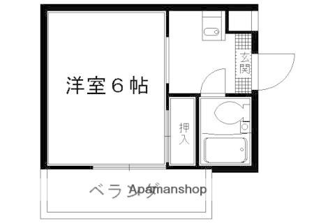 ハイツシンセリティ(1K/1階)の間取り写真
