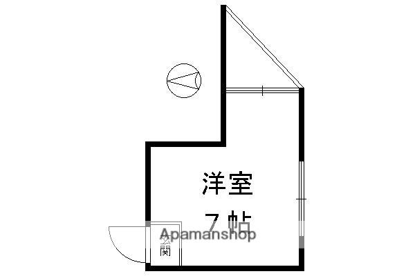 コーポ満田(ワンルーム/2階)の間取り写真
