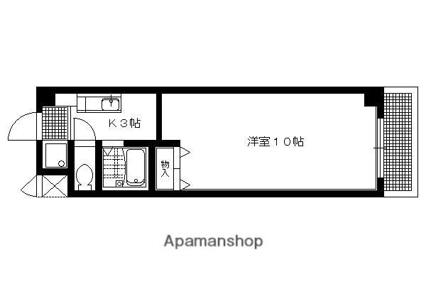 アヴェニール(1K/3階)の間取り写真