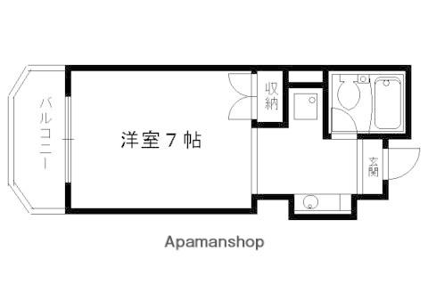 ピュアネスハタナカ(1K/2階)の間取り写真