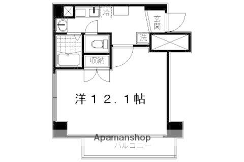 アネックス西陣(1K/4階)の間取り写真