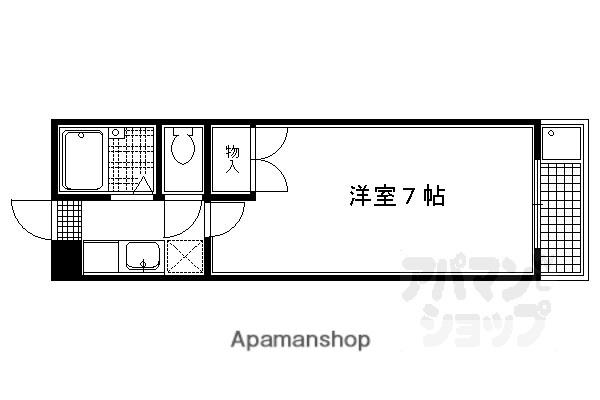 ヒューマンハイツ(1K/3階)の間取り写真