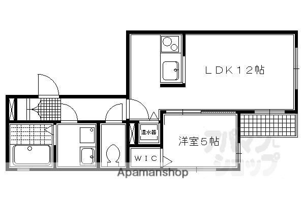 シャーメゾン堀川(1LDK/3階)の間取り写真