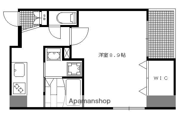 ベラジオ西陣聚楽(1K/7階)の間取り写真
