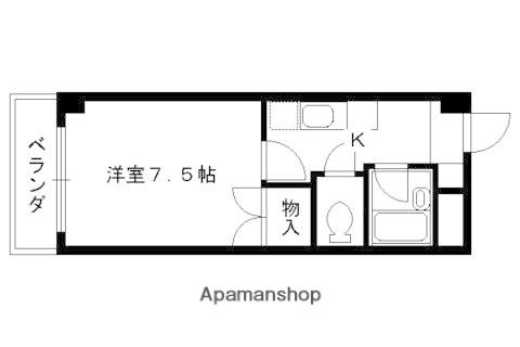 コーポラスセヴィール(1K/3階)の間取り写真