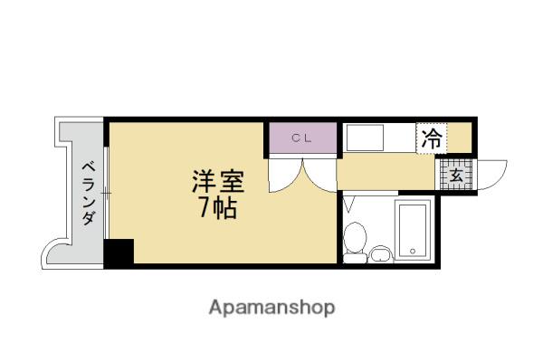 ジュネス神楽田(1LDK/6階)の間取り写真