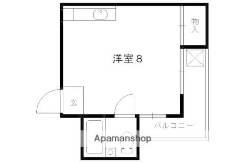 マットハウス銀座堂(ワンルーム/2階)の間取り写真