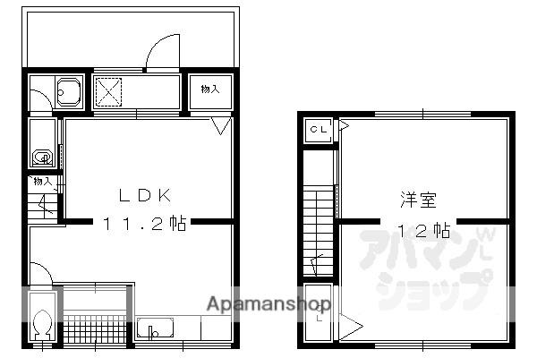 今里細塚18ー1(1LDK)の間取り写真