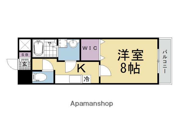 メゾン・ビロング(1K/3階)の間取り写真