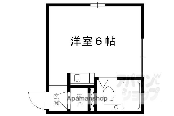 アビーロード伏見(ワンルーム/3階)の間取り写真