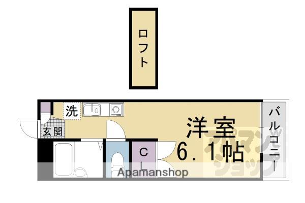 レオパレス音羽沢(1K/2階)の間取り写真