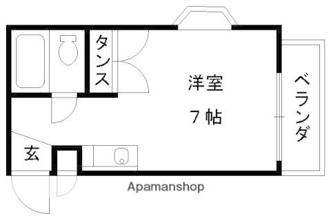 ピアグレース本丸(ワンルーム/2階)の間取り写真