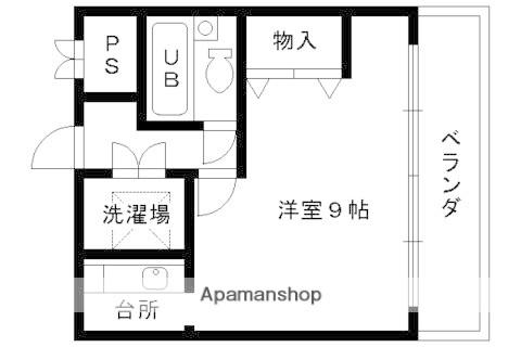 アビタシオンマキシマ(1K/5階)の間取り写真