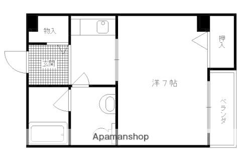 アクティブハウス(1K/4階)の間取り写真