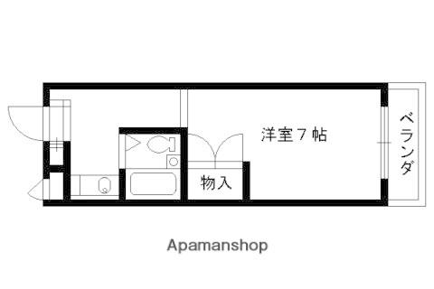 フォレスト(1K/2階)の間取り写真