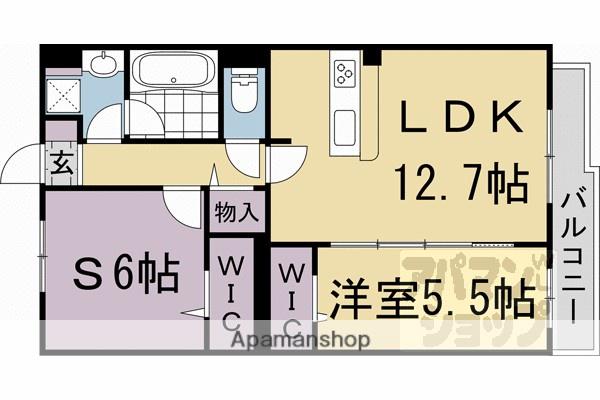 PLUM OWL II(1SLDK/2階)の間取り写真