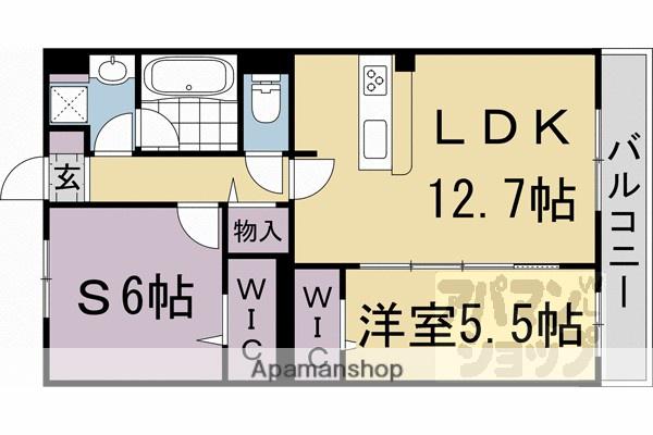 PLUM OWL II(1SLDK/1階)の間取り写真