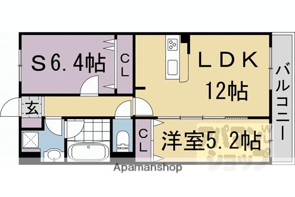 PLUM OWL II(1SLDK/5階)の間取り写真