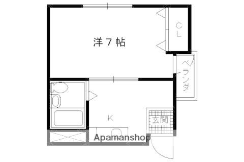 MPIS京都山科(1K/2階)の間取り写真