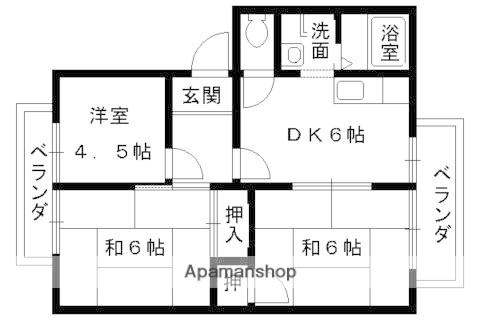 アーバンM(3LDK/2階)の間取り写真