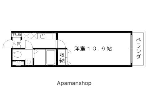 メゾンウィーブ(1K/4階)の間取り写真
