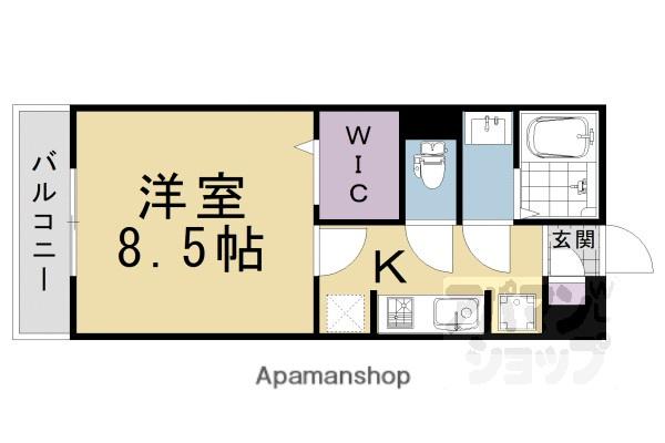 エトワールシャトレ(1K/3階)の間取り写真