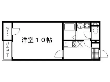 レオネクストMATSUO(1K/2階)の間取り写真