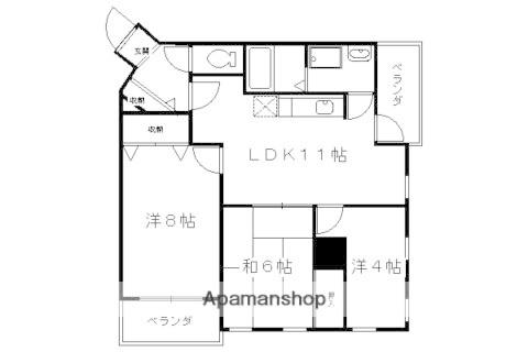 ラビリント川島(3LDK/1階)の間取り写真