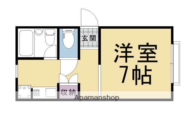 マイネハウゼン(1K/2階)の間取り写真