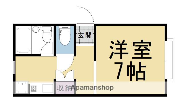 マイネハウゼン(1K/1階)の間取り写真