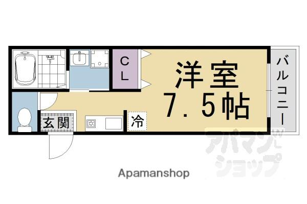 TAIHEISOU I(1K/1階)の間取り写真